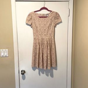 Forever 21 Nude Lace Dress